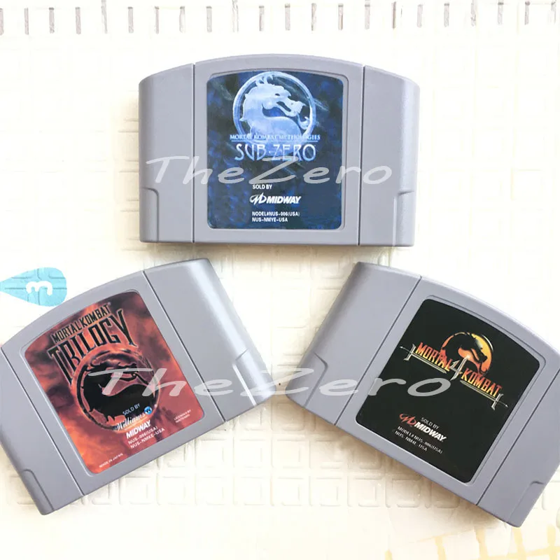 Серия Mortal Kombat трилогическая мифология: видеоигра на английском языке для 64