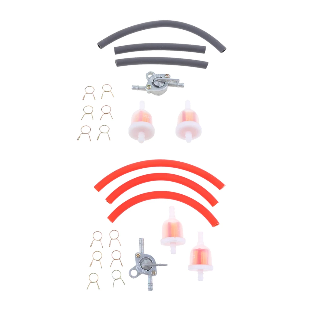 2 шт. упак. Мини Мото газовый шланг линия топливный фильтр трубка для китайского