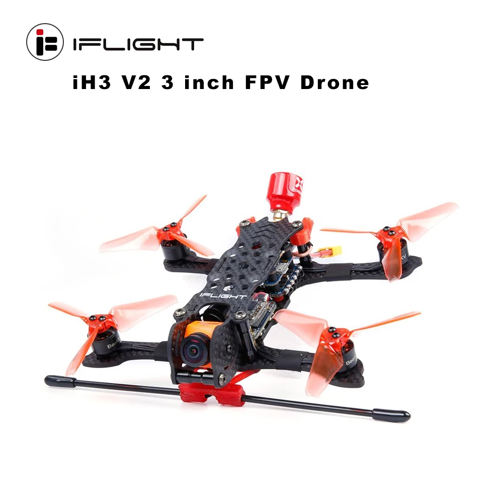 

iFlight iH3 V2 Pro 3inch 142mm FPV Racing Drone BNF with XING 1408S 4300KV motor/RunCam Split Mini2 camera/HQ 3030 prop for FPV