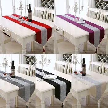 

Creative Vertical Rhinestone Tablecloth Dinning Table Flag Desktop Decor F/ Party Home Table Coffee Cloth Modern Table Cover Mat
