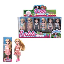 Poupées de princesse à la mode pour filles, corps, joli visage, avec jolie boîte, accessoires pour Barbie, sœur, cadeau d'anniversaire, 5 pouces, 1/12 