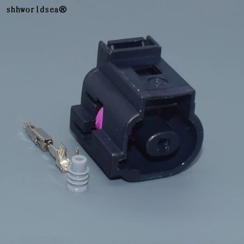 

shhworldsea 1 Pin 1J0 973 701 A 1J0973701A Engine Oil Pressure Switch Horn Socket Waterproof Connector For Audi VW