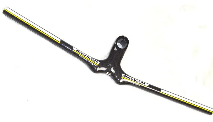 

Black Knight Mountain Bike One-piece Straight to Full Carbon Fiber Bicycle Handle Bar Horizontal Bar Tape Stem Can Be Installed