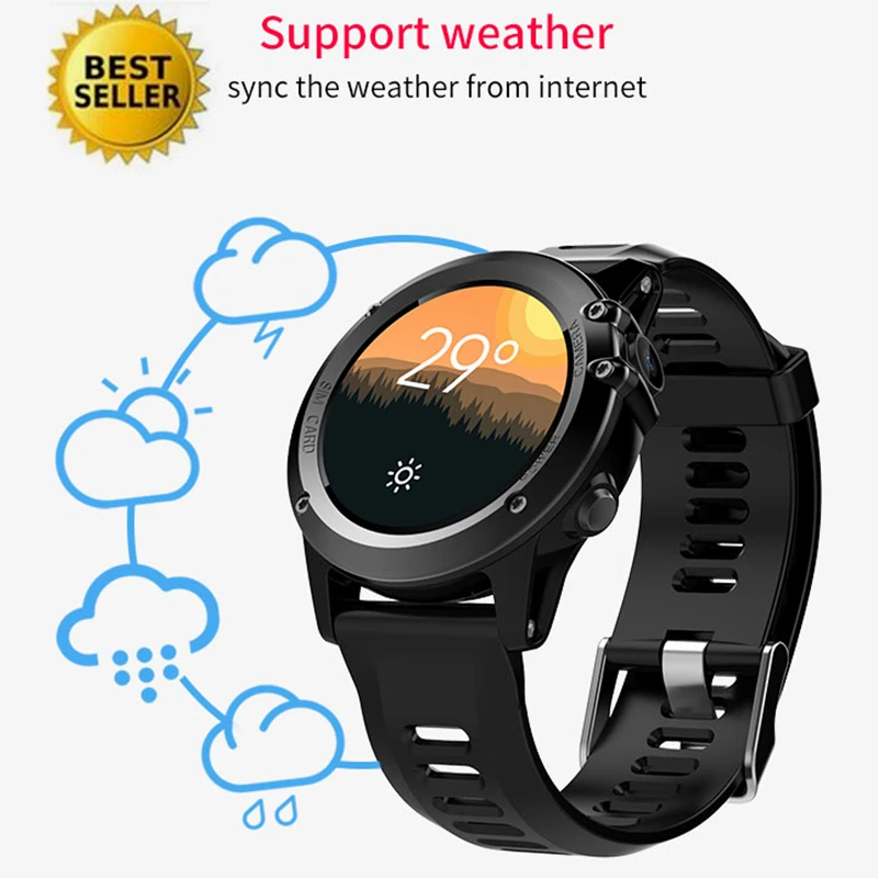  2020 3G Wifi Smart Watch Android 4.4 Fitness Waterproof 1.39
