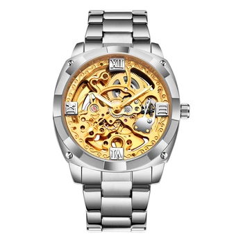 

Skeleton Watches Mechanical Automatic Watch Men Tourbillon Sport Clock Casual Business Moon Wrist Watch Relojes Hombre
