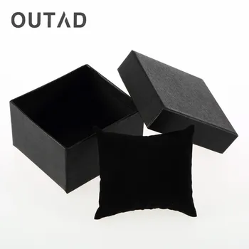 

OUTAD 1pc Paper Bracelet Jewelry Watch Box Case Display Watch Holder With Foam Pad Inside Present Gift For Bangle Watch Boxes
