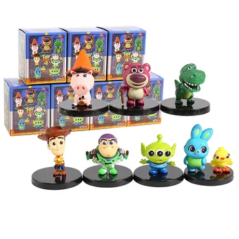 

Cosbaby 4 Woody Buzz Lightyear Rex Alien Ducky Bunny Hamm Losto Mini PVC Figures Toys 7pcs/set
