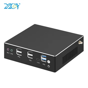 

XCY Mini Pc Intel Core i7 10510U i5 i3 Linux Thin Client Micro Desktop Computers Best Industrial Win 10 Minipc Dual Lan Port 4K