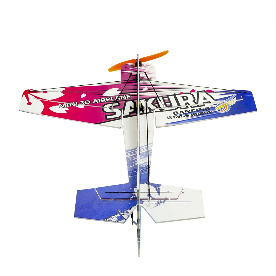 ラジコン 飛行機 PPマイクロ3D 屋内飛行機 SAKURA RC E210 組み立て