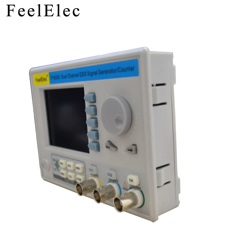 FeelElec FY6200 встроенный панельный сингальный генератор DDS двухканальный функциональный генератор 40 м генератор частоты волны США