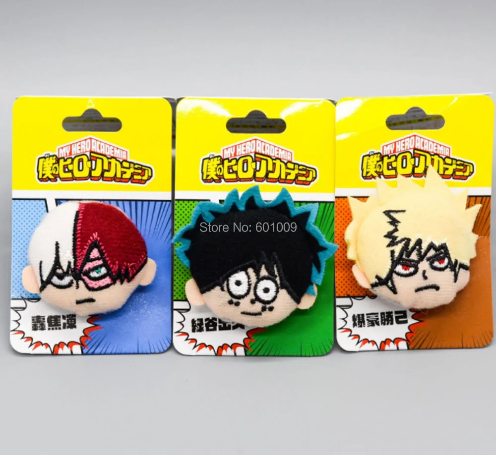 Моя геройская Академия Bakugou Katsuki Todoroki Shoto Midoriya Izuku 4 15 см Подвеска плюшевая кувая