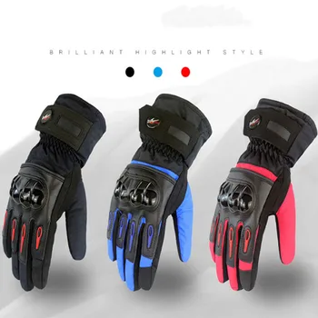 

Motorcycle Warm Gloves Winter Waterproof And Fall-resistant Gloves Outdoor Riding Gloves Protective Touch Screen Gloves