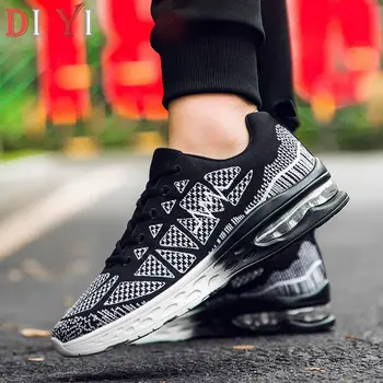 

Lightweight Men's Sneakers for Men Breathable Mesh Air Cushion Shoes Man Casual Shoes on Outdoors Walking Jogging Trainers E16