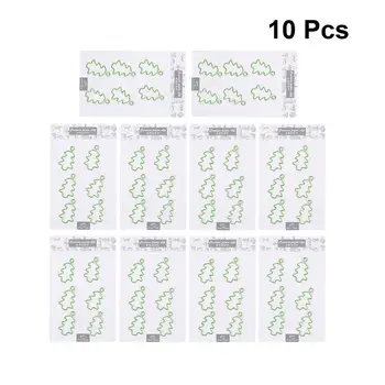 

10pcs Paper Clips Functional Portable Creative Decorative Note Paper Photo Holder Clips Bookmark for Home Office School