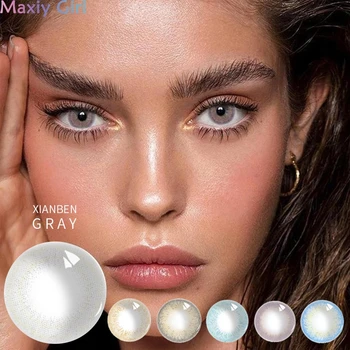 

1Pair Colored Contact Lenses For Eyes Beauty Pupil For Halloween Eyes Cosmetics Cosplay Wear Gift Yearly Use