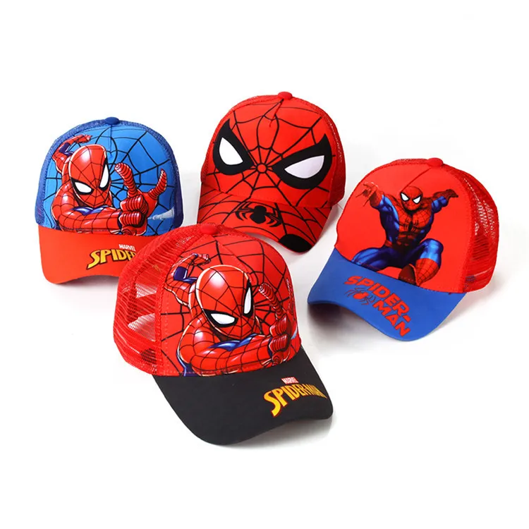 Бейсболка для мальчиков и девочек Disney Детская кепка-паук с принтом мстители