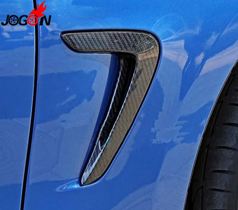 Углеродное волокно обшивка света накладка боковая решетка для BMW 4 серии F32 F33 F36 2014