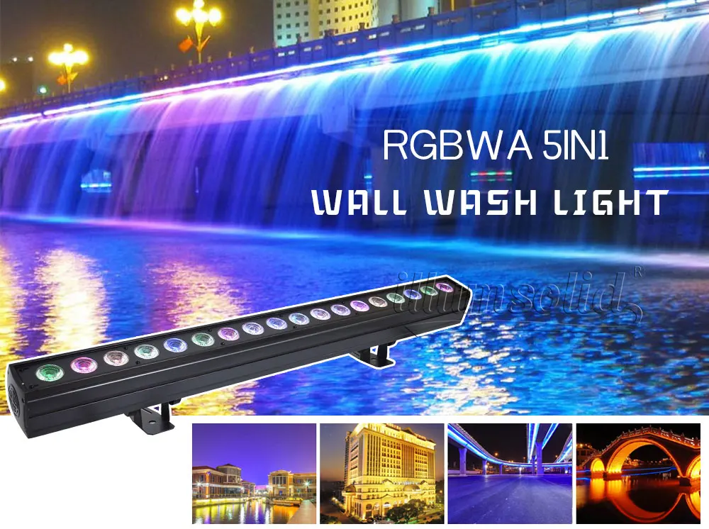 Светодиодный RGBWA 5в1 светильники размытого света проекционное освещение вечерние Клубные дискотеки освещение для рождества крытое освещение для создания сценических эффектов 10 шт./партия