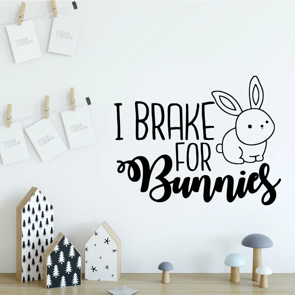 Cartoon I brake for burning Wall Decal Living Room Removable Mural For Kids Rooms Home Decor Decoration Murals | Дом и сад