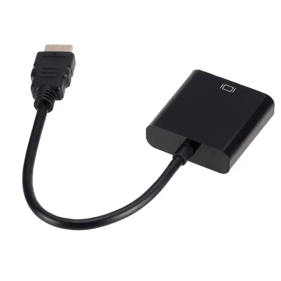 Кабель преобразователь Grwibeou HD 1080P HDMI VGA мама папа|Кабели HDMI| |
