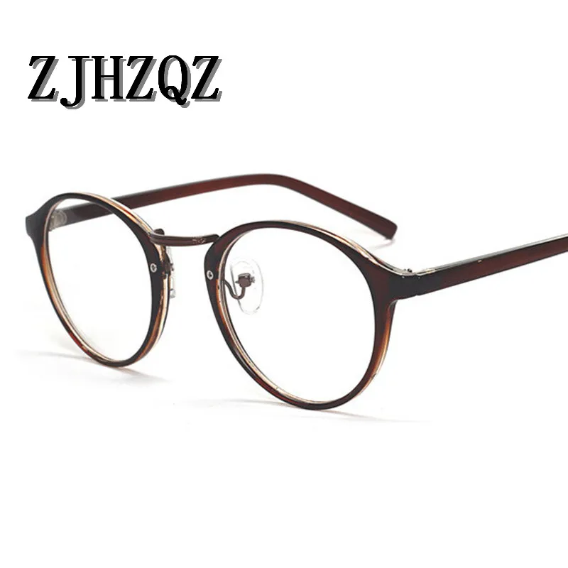 

Retro Round Flat Mirror Glasses classic Small Fresh Glasses Frame Full Rim Glass Optical Prescription Clear Eyeglasses Frames