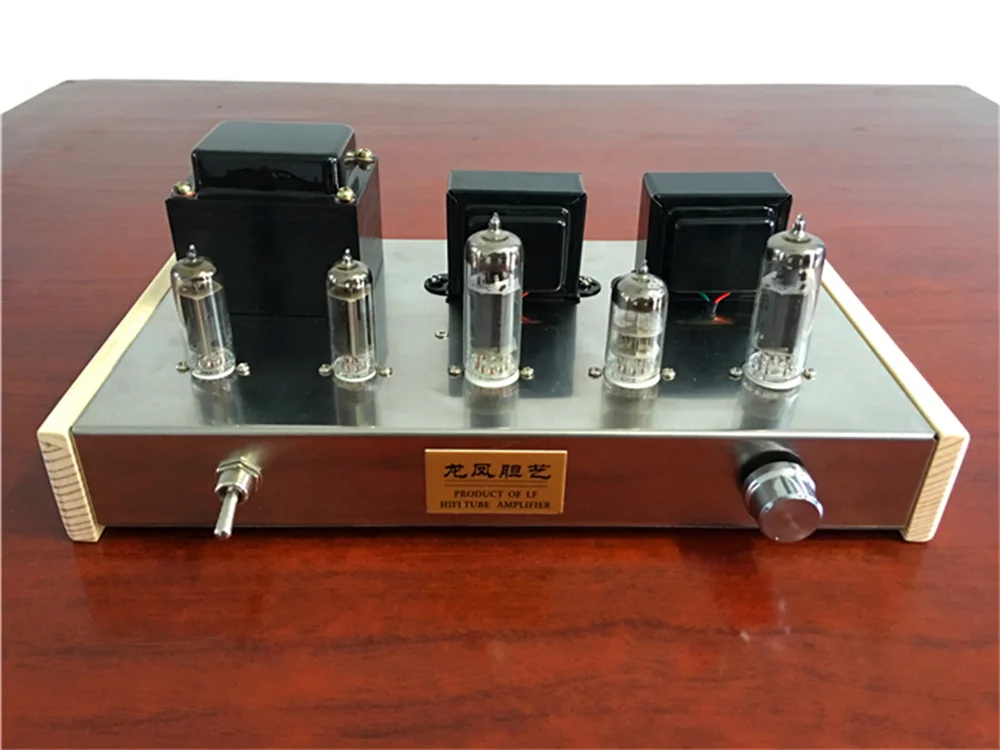 Lyele Audio 6n2 6p15 Vacuum Tube Amplifier Diy Kit Hifi Class A Audio Amplifier High Power Home Amp 3.5w*2  Vu Meter  2 (2.0)