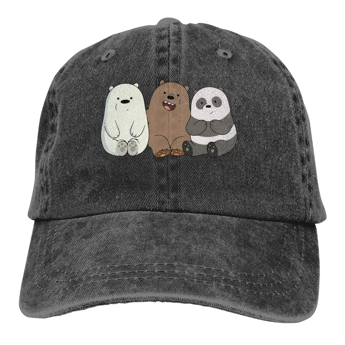 Мы Голые Медвежата унисекс бейсбольная кепка хлопок деним регулируемый, для спорта на открытом воздухе Кепка для мужчин или женщин