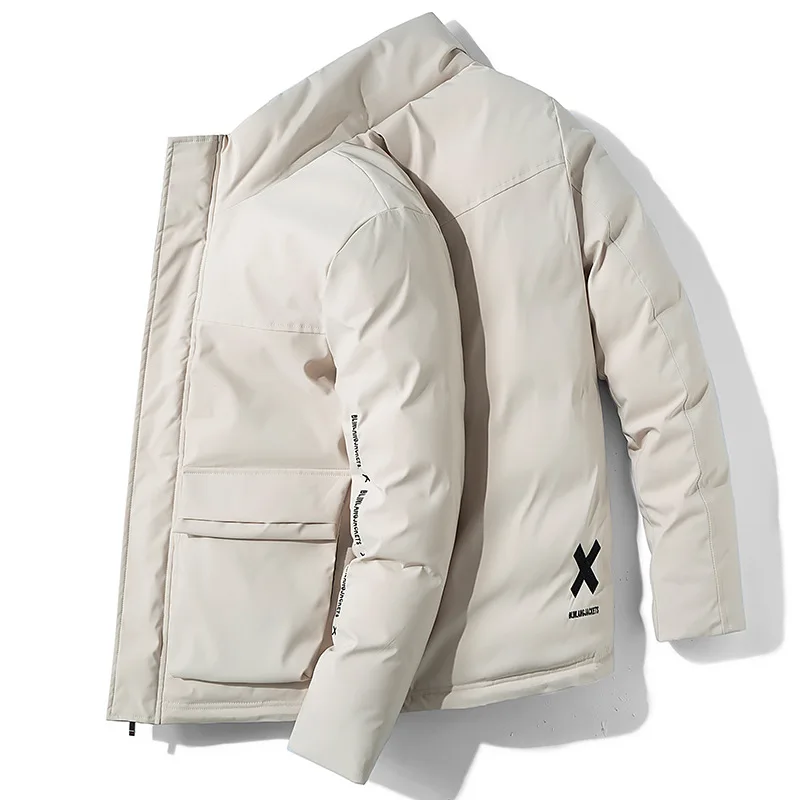 

Waterproof Pockets Parkas Jacket Men Fashion Outwear Windproof Warm Parka Coat Men 7XL Men Winter Tide Casual Thick Cotton