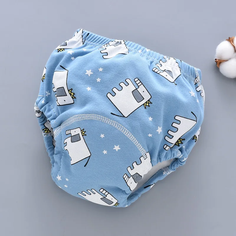Baby Training Pants Cloth Diapers Washable 6 Layers Gauze Cover Breathable Spring Reusable Newborn Diaper 0-3Y Toddler Panties