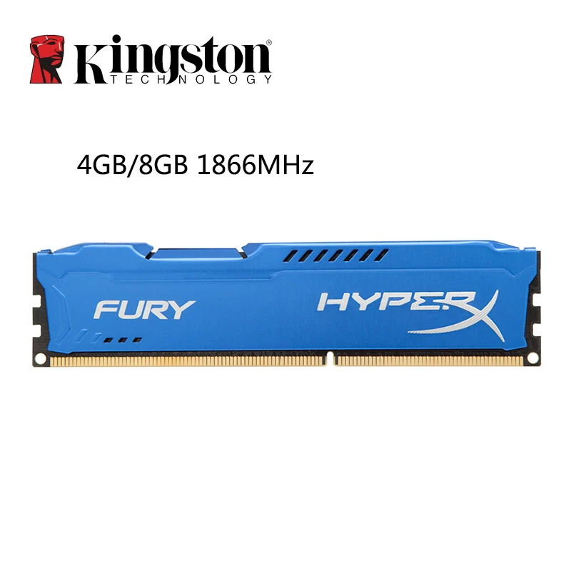 Дешево Оперативная память kingston HyperX DDR3 8 ГБ 4 ГБ 1600 МГц 1866 МГц оперативная память ddr3 8 Гб PC3 12800 настольная память для игр DIMM