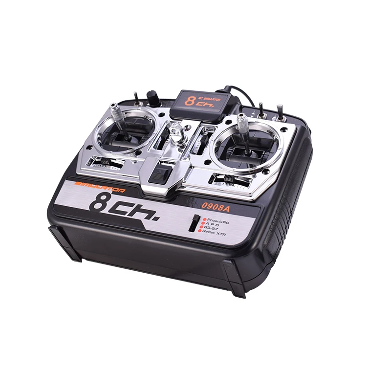 JTL-0904A 6CH/8CH RC симулятор полета поддержка Real RF7 G7 Phoenix 5,0 XTR пульт дистанционного управления Вертолет с фиксированным крылом Дрон(MODE2