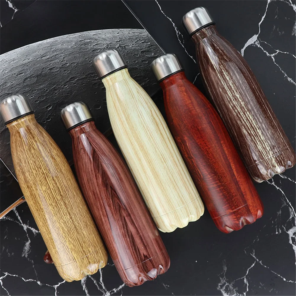 24 colors BPA free Water Bottle Coffee Thermos Bottle Stainless Steel Beer Tea Drink Bottle Portable Travel Sport Insulated Cup