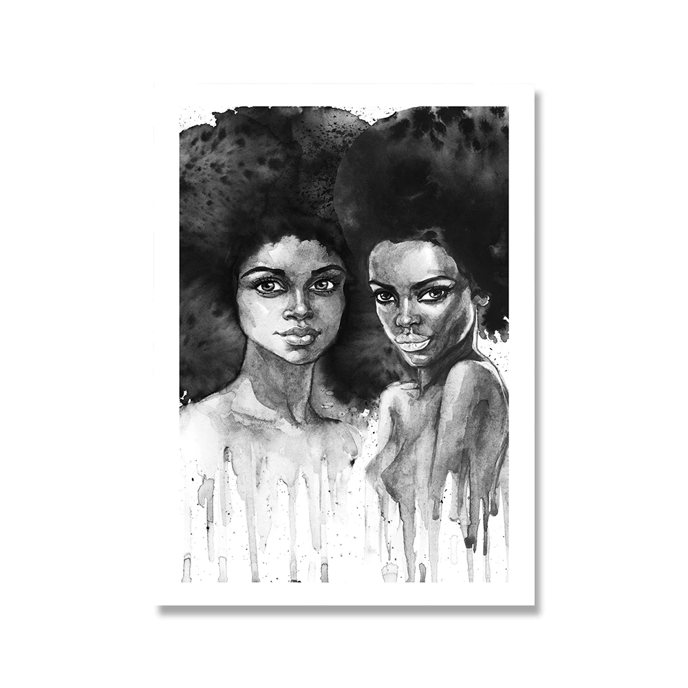 Fashion-Wall-Art-Black-White-Watercolor-Woman-Print-Sexy-Female-Poster-Canvas-Art-Beauty-Wall-Picture (5)