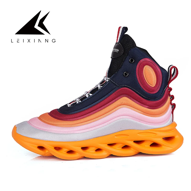 

Leixiang Sports Men Running Shoes Breathable 5D Man Sneakers Trainers Autumn Outdoor Jogging Shoes Footwear Walking Chaussure Homme