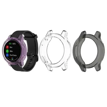 

Ultra-Slim Clear TPU Watch Case Protective Cover for garmin vivoactive 4 for garmin Active Smart Watch Accessories