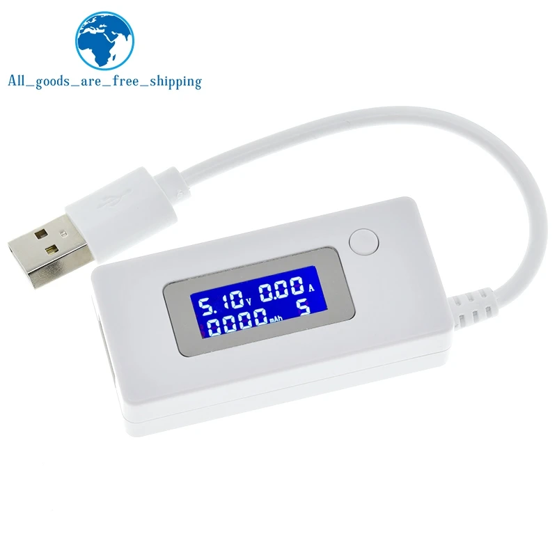Фото Тестер заряда аккумулятора TZT с ЖК-дисплеем, Micro USB, 2 а/1 А №1