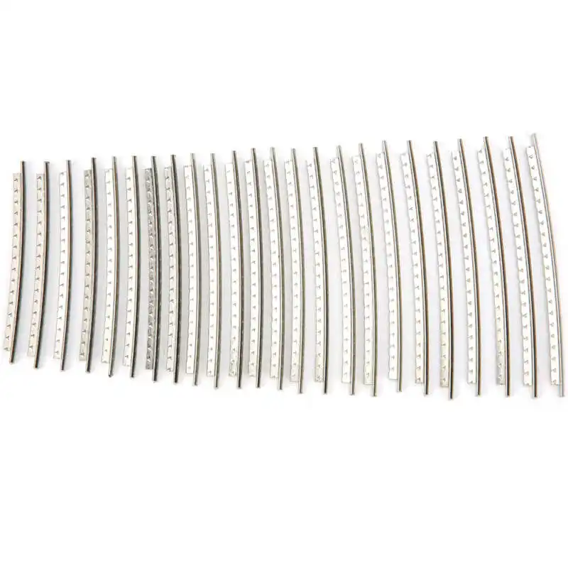 2.7mm Guitar Fret Wire Set 250HV Strength Cupronickel Fret Wire for Replacement Accessories Fretwire 24Pcs