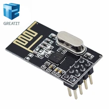 1 шт. GREATZT NRF24L01+ модуль беспроводной передачи данных 2,4G/обновленная версия NRF24L01