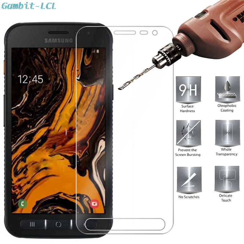 

9H Tempered Glass for Samsung XCover 4 / 4s Original GLASS Protective Film Screen Protector cover phone