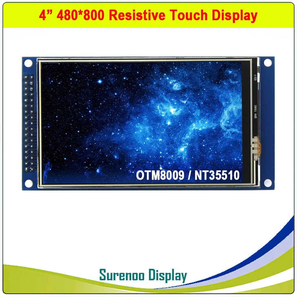 3 97/4 дюймовый 480*800 16 7 M HD IPS резистивный сенсорный TFT ЖК модуль дисплей экран панель