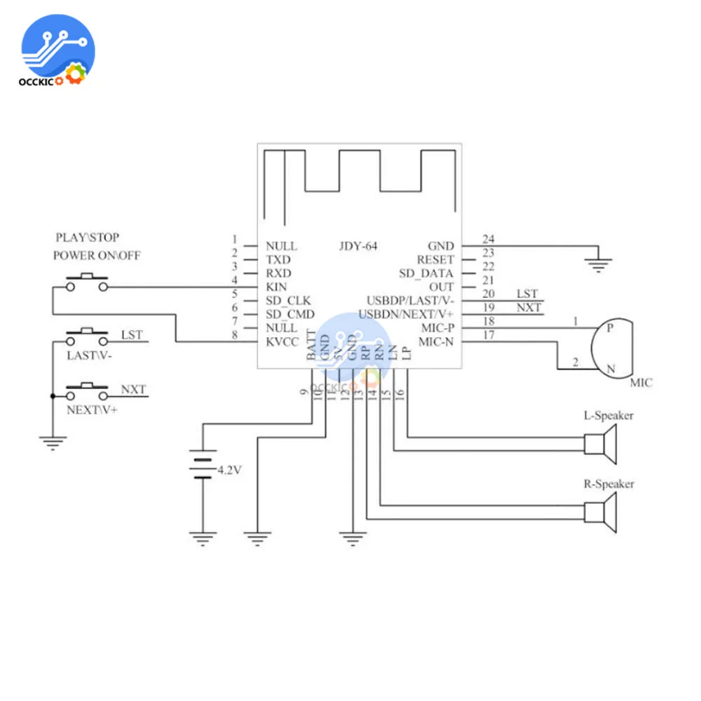 JDY 64 Bluetooth модуль без потерь аудио HIFI динамик наушники DIY Автомобильный усилитель