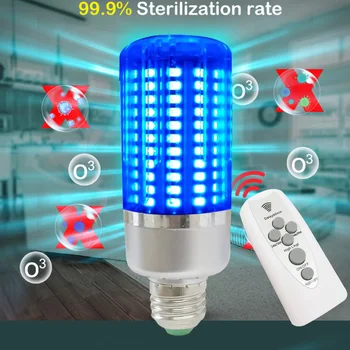 

2020 Newest 10W 40W UV germicidal light Led UVC Light Bulb E27 Germicidal Lamp Remote Control Timing Killing Virus Mite Bacteri