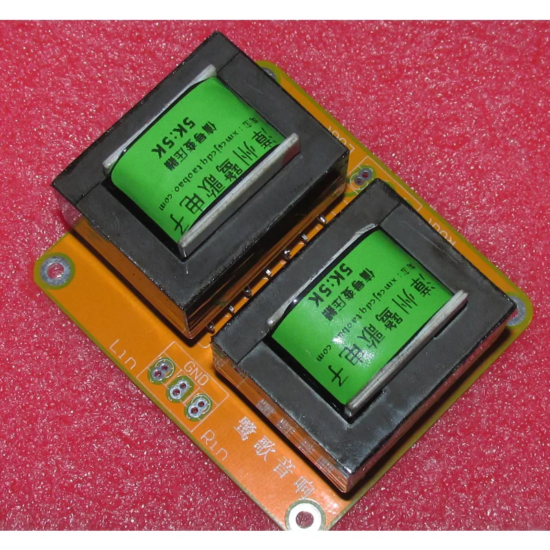 

Wide frequency response 10K: 10K and 5K: 5K single-ended/balanced signal multi-purpose transformer