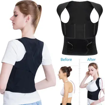 

Adjustable Posture Corrector Back Support Shoulder Lumbar Brace Support Corset Back Belt For Adult Children