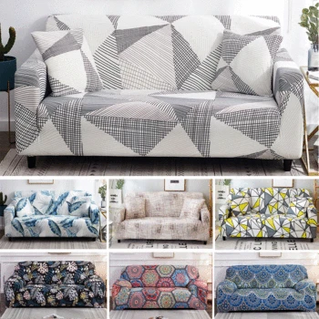 

1/2/3/4-seater Stretch Slipcovers Sectional Elastic Sofa Cover for Living Room Couch Cover L Shaped Armchair Covers