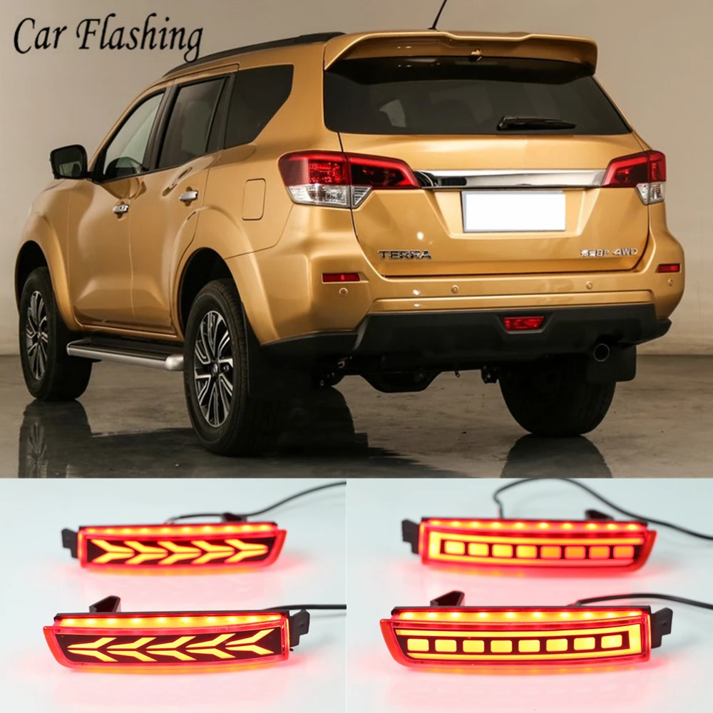 Автомобильная проблесковая 2 шт. Светодиодный отражатель лампы Предупреждение