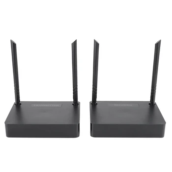 

Hd595 3D Holographic Projector Wireless Hdmi Transmitter Receiver Video 5.8 Ghz 450M Sender Extender With Digital Display Uk Plu