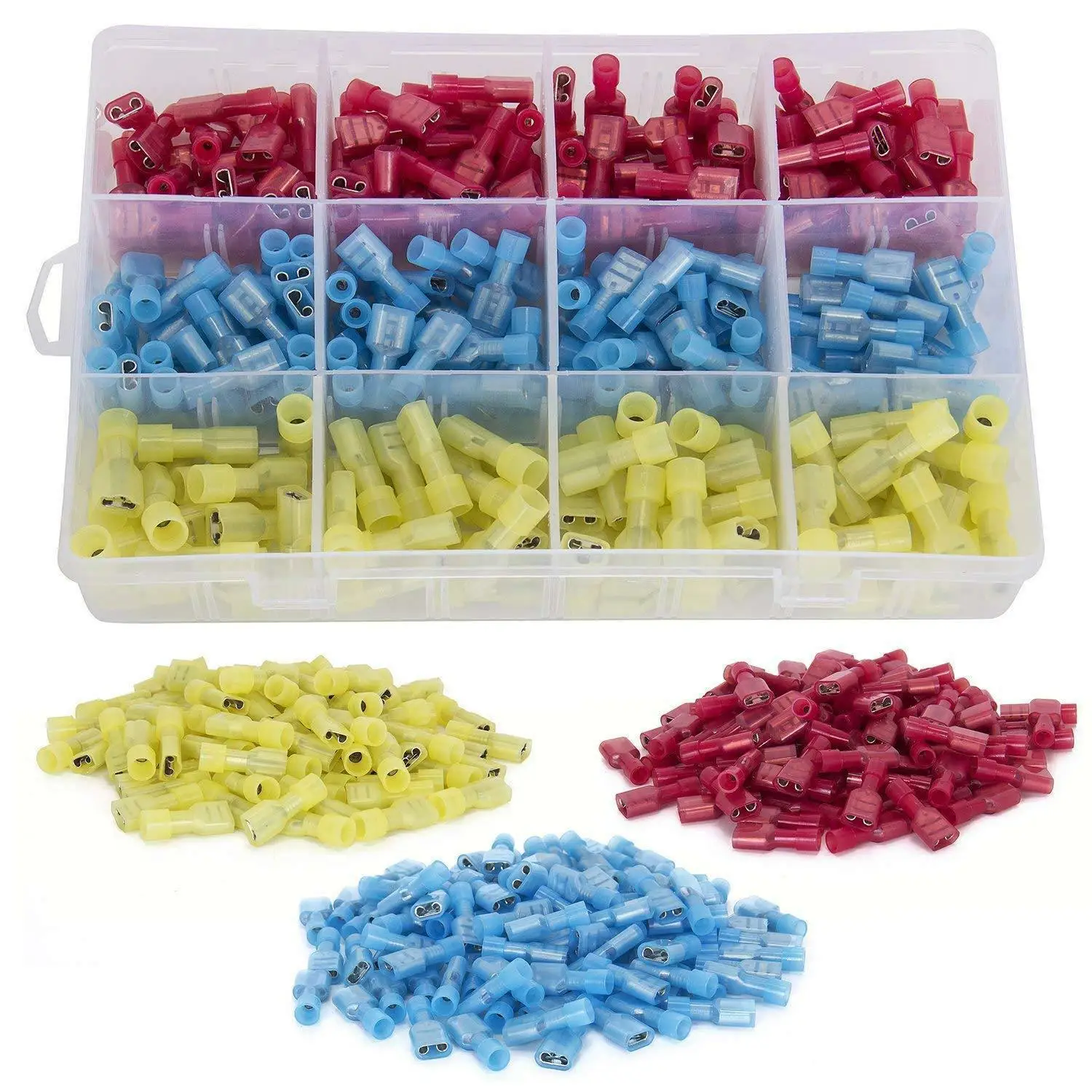 

300pcs Docking Terminal Mdfn1.25-250/2-250/5.5-250 Wire Connector