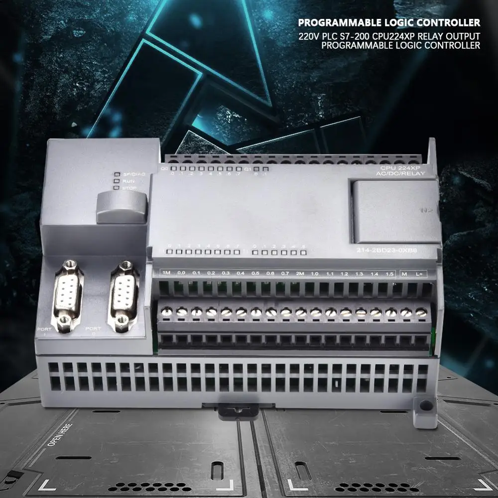1 шт. программируемый контроллер PLC 220V PLC RELAY CPU224XP релейный выход программируемый логический контроллер