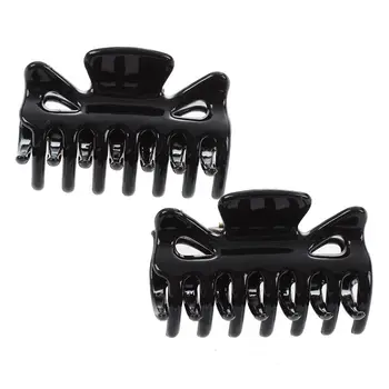 

2 Pieces Plastic Black Claws Hair Claws for Women